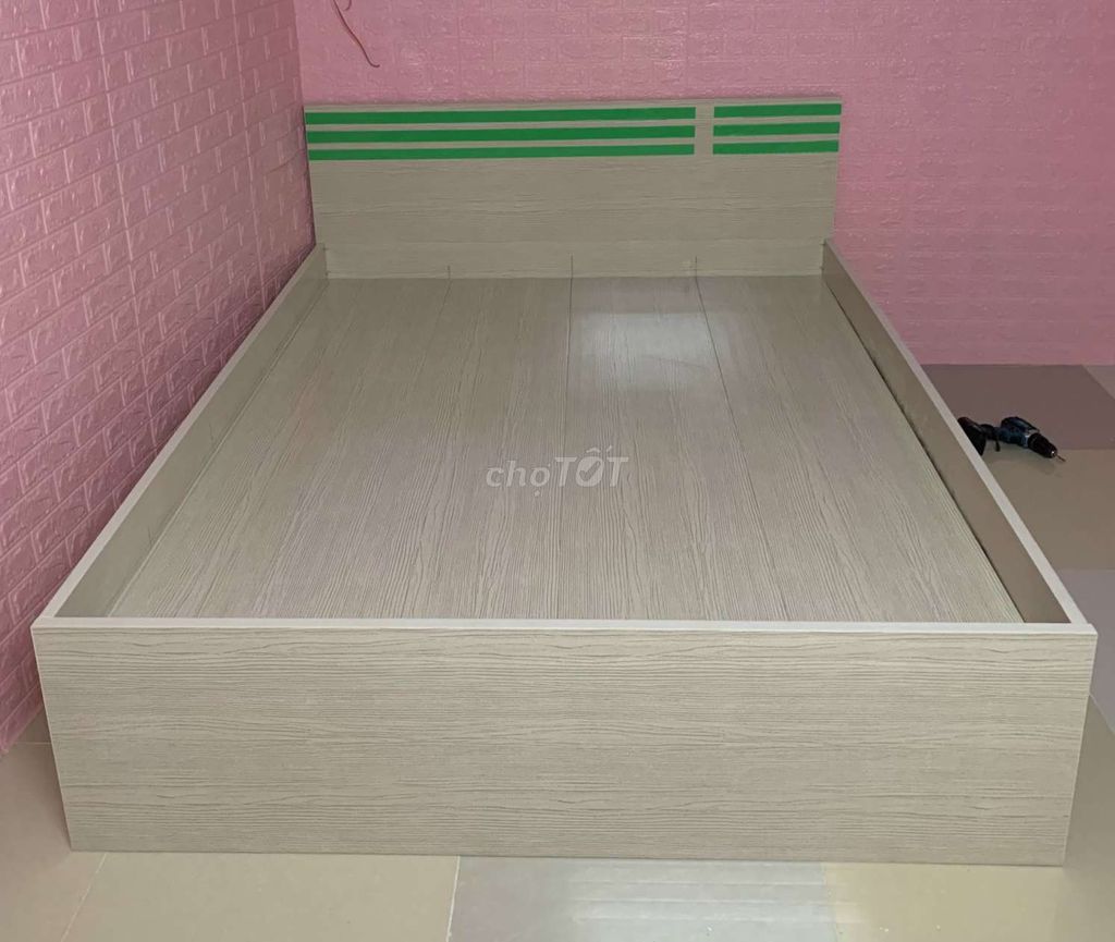 Giường nhựa Đài Loan giá tốt 1m6x2m