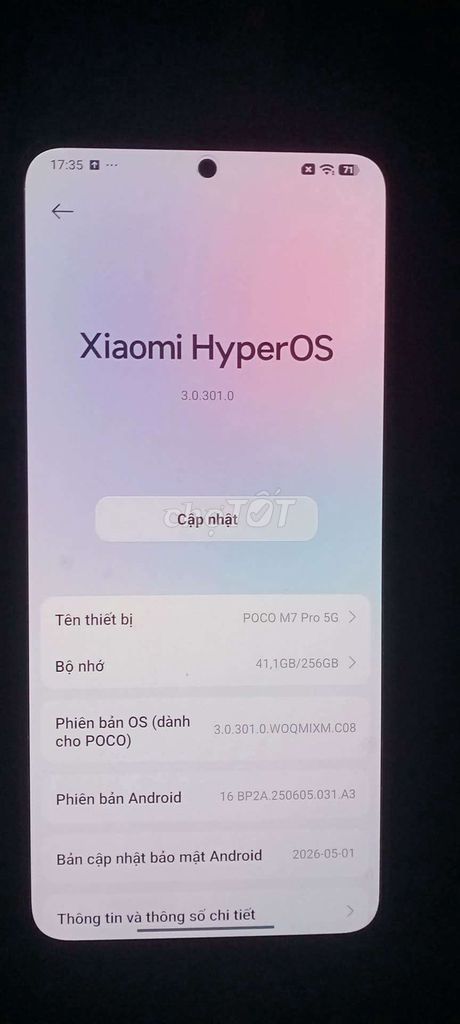 Xiaomi POCO M7 Pro 5G 8GB/256GB Đen. Mua bán Điện thoại tại Quận Lê Chân Hải Phòng được đăng bởi Cam Ngoc hình 1