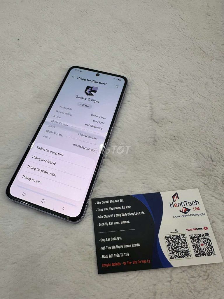 Samsung Z Flip 4 128GB. Mua bán Điện thoại tại Quận 3 Tp Hồ Chí Minh được đăng bởi Hạnh Tech hình 1