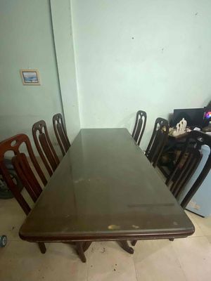 bộ bàn ghế gỗ dày. Mua bán Nội thất, đồ gia dụng khác tại Quận Hà Đông Hà Nội được đăng bởi Nhung