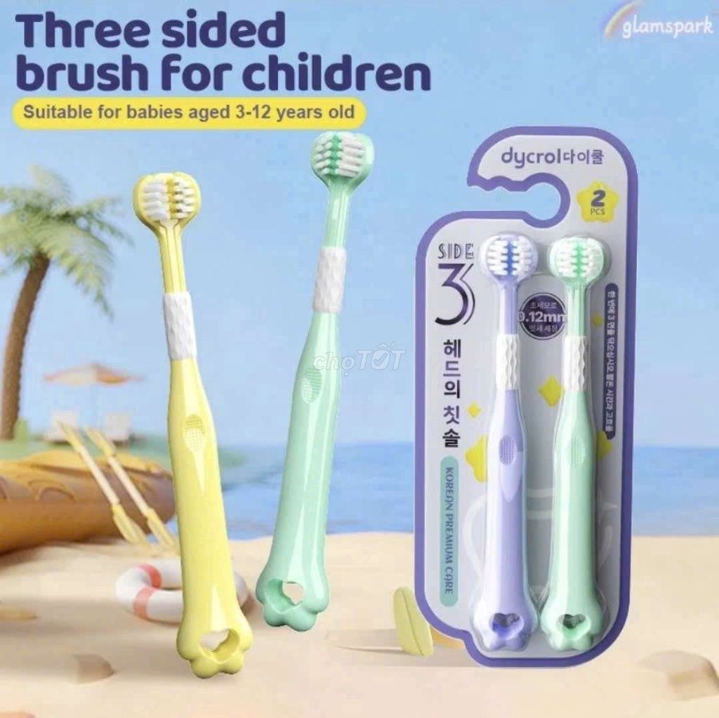 Bàn chải HAMIRA trẻ em 3-12 tuổi. Mua bán Thiết bị vệ sinh, nhà tắm tại Thành phố Vĩnh Long Vĩnh Long được đăng bởi ST STORE chuyên sỉ hình 1