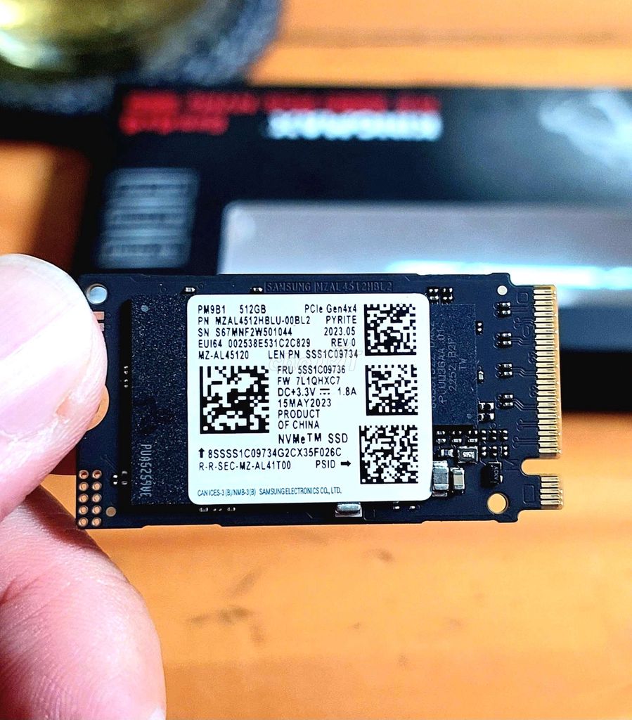 SSD 512GB Samsung PM9B1 Nvme Gen4 x4 M.2 2242