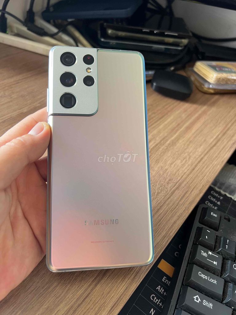 Samsung S21 Ultra 12GB/128GB Vàng hồng. Mua bán Điện thoại tại Thành phố Thủ Đức Tp Hồ Chí Minh được đăng bởi Safira Sky9 hình 1