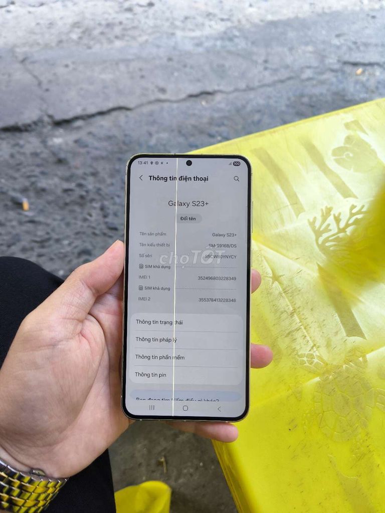 Samsung Galaxy S23+ 256GB Trắng. Mua bán Điện thoại tại Quận 10 Tp Hồ Chí Minh được đăng bởi cường hình 1