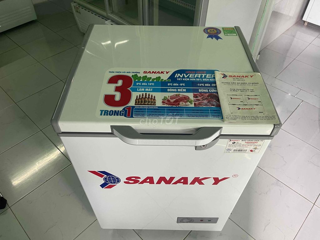 💥Thanh Lí Tủ Đông SANAKY 100L TIẾT KIỆM ĐIỆN 99%💥. Mua bán Tủ lạnh tại Quận 12 Tp Hồ Chí Minh được đăng bởi Hươnggg Trà hình 1