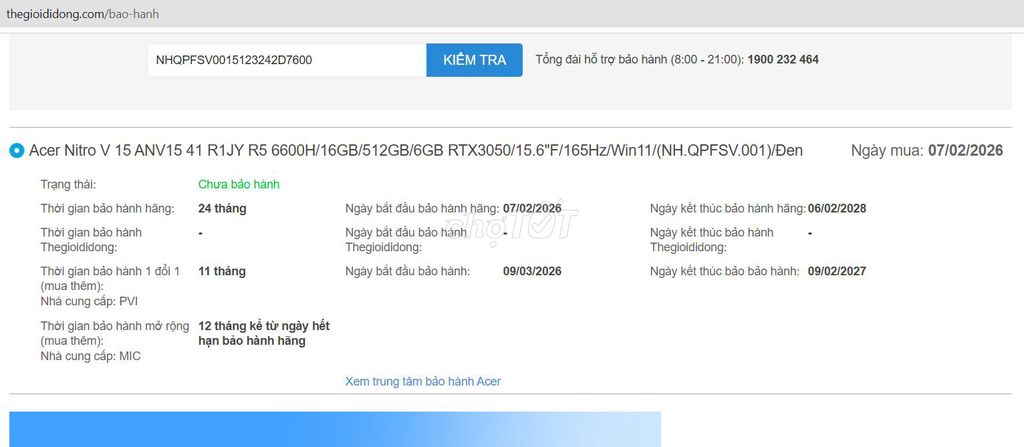 Acer Nitro V 15 R5 16GB/512GB. Mua bán Laptop tại Thành phố Biên Hòa Đồng Nai được đăng bởi Nam Okacha hình 1