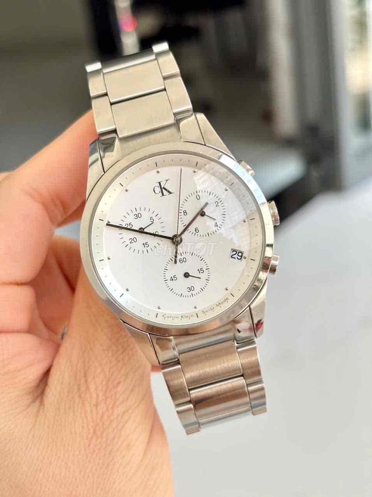 Đồng hồ Calvin Klein Nam Thép đúc Bạc 41mm. Mua bán Đồng hồ tại Huyện Cam Lâm Khánh Hòa được đăng bởi TRÂM NHÂN SHOP hình 1