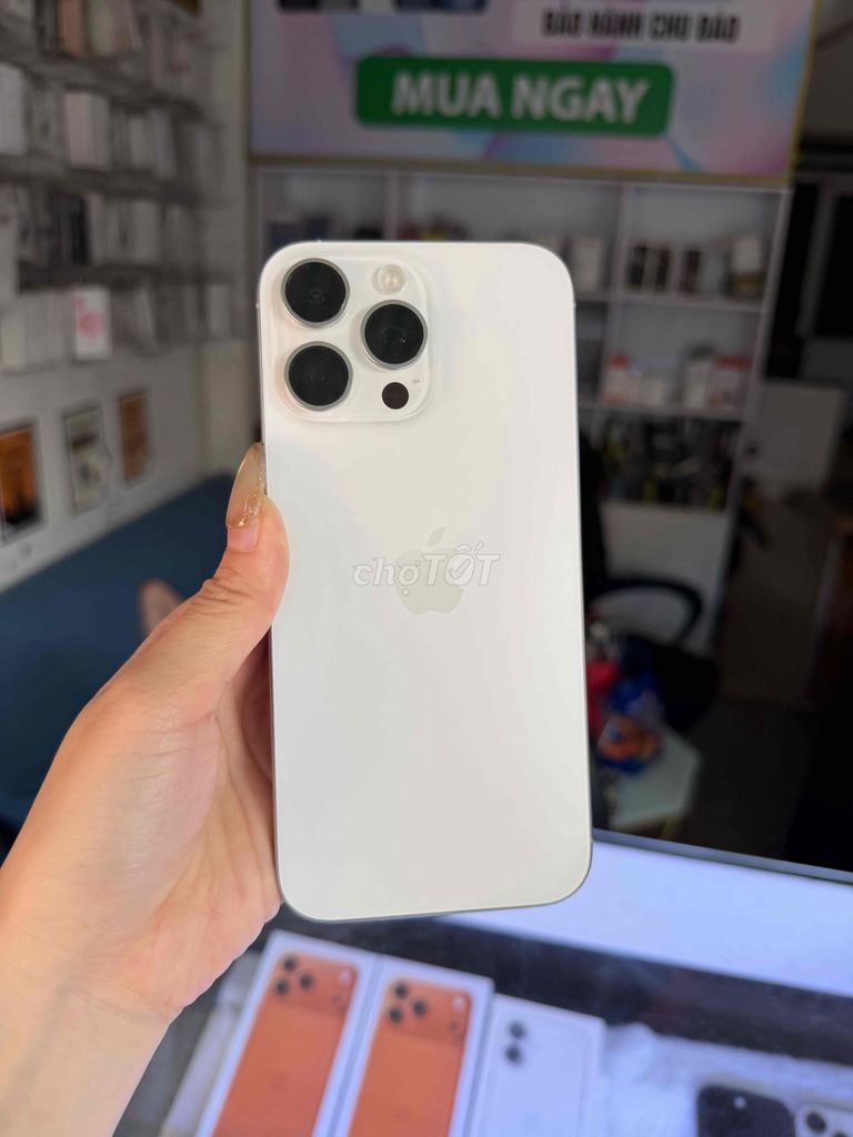 Apple 16 Pro Max 256GB Trắng Vn/A. Mua bán Điện thoại tại Quận Sơn Trà Đà Nẵng được đăng bởi Diễm Diễm hình 1