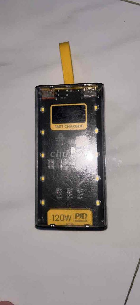 Sạc dự phòng 10000mAh Đen 120W Sạc nhanh. Mua bán Phụ kiện (Màn hình, Chuột...) tại Thành phố Bến Tre Bến Tre được đăng bởi Thành Nam Store hình 1