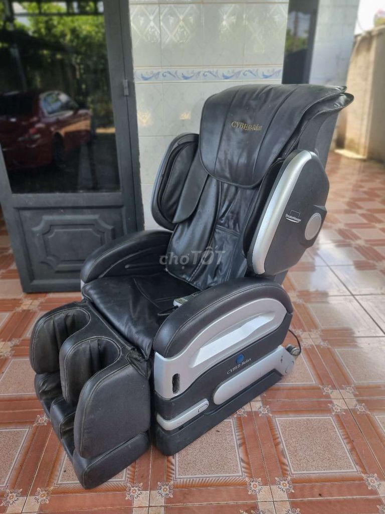 Ghế massage Cyber-Relax Da cao cấp Đen. Mua bán Bàn ghế tại Huyện Củ Chi Tp Hồ Chí Minh được đăng bởi Trần Thị Hiểu hình 1