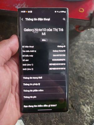Cần bán con samsung note 10 hoặc giao lưu máy khác. Mua bán Điện thoại tại Thành phố Thủ Dầu Một Bình Dương được đăng bởi Tạ Đạt
