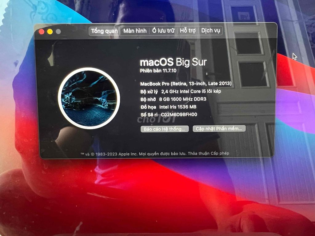Apple MacBook Pro i5 13 inch 8GB/251GB Bạc. Mua bán Laptop tại Thành phố Cà Mau Cà Mau được đăng bởi tk hình 1