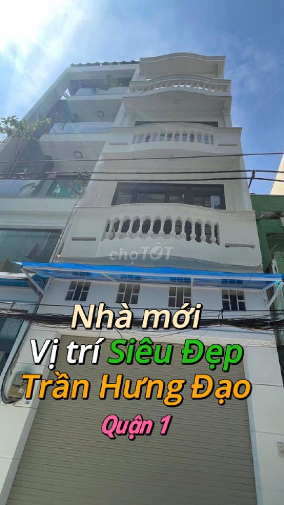 Vị trí đắc địa.Khu người nước ngoài ở nhiều.Trần Hưng Đạo.Q1