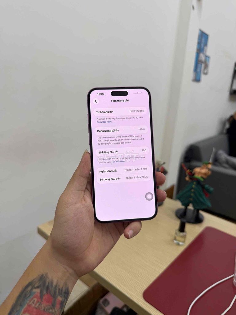 iPhone 16 Plus QTE 128GB Tím. Mua bán Điện thoại tại Quận Đống Đa Hà Nội được đăng bởi KT Hà Nội Mobile hình 1