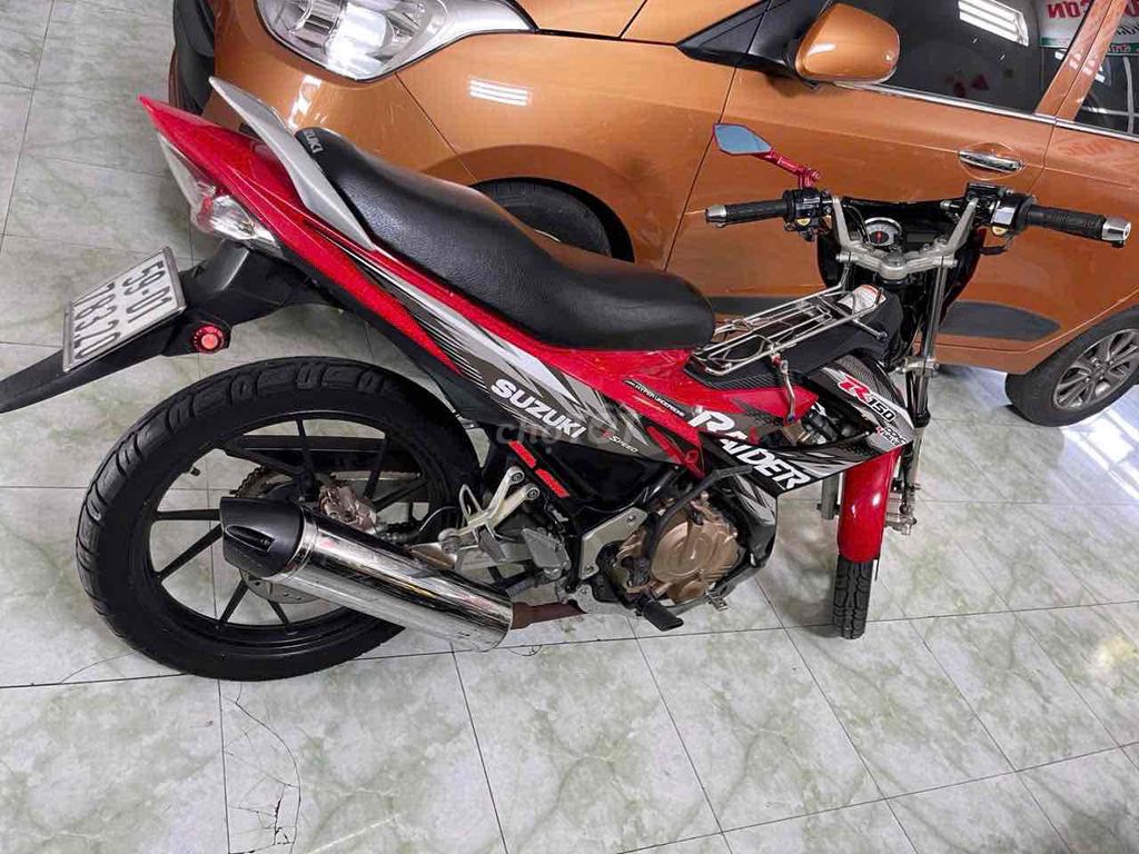 Suzuki Raider 2014 147cc Đỏ Đen. Mua bán Xe máy tại Quận Cái Răng Cần Thơ được đăng bởi ÔTÔ PHÚC SƠN  TP CẦn Thơ  hình 7