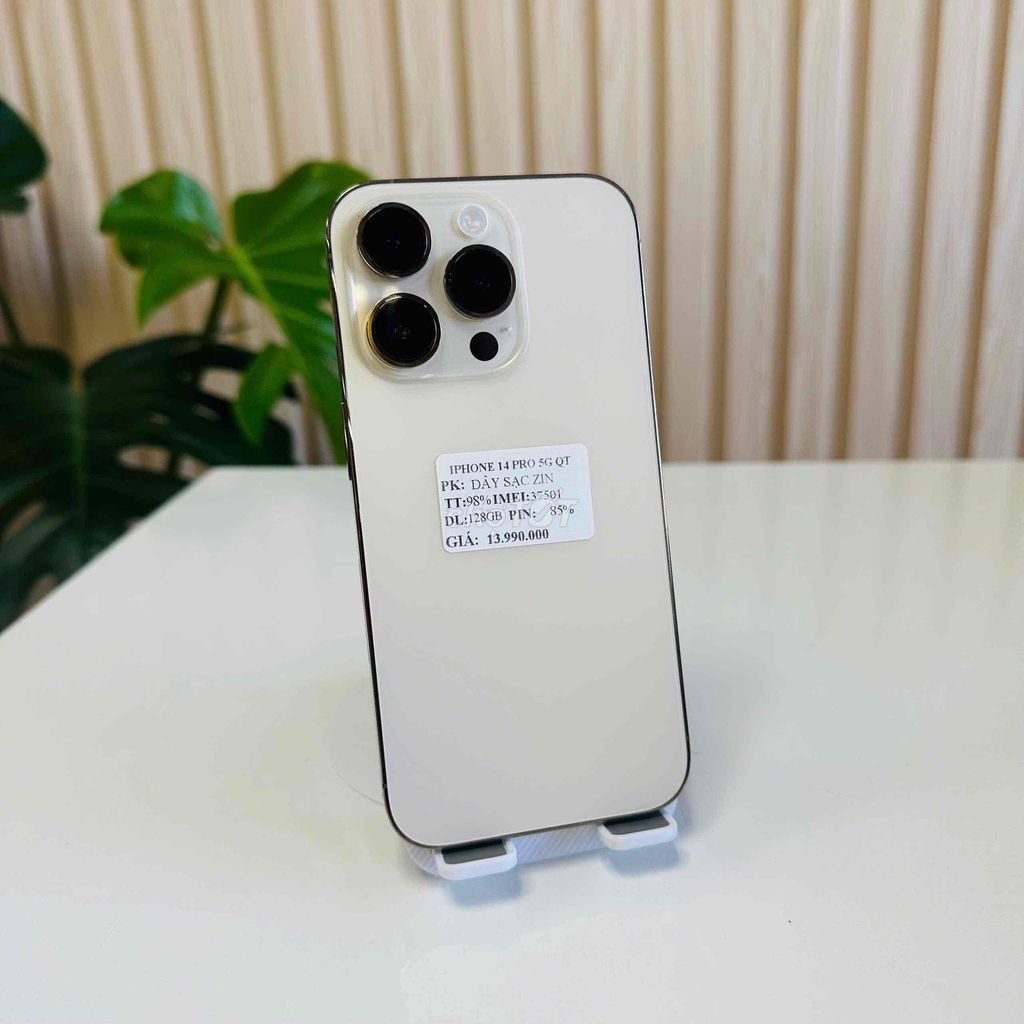 iPhone 14 Pro - 128GB - Pin 85% - Nguyên Zin. Mua bán Điện thoại tại Quận Ninh Kiều Cần Thơ được đăng bởi Hmphone hình 1