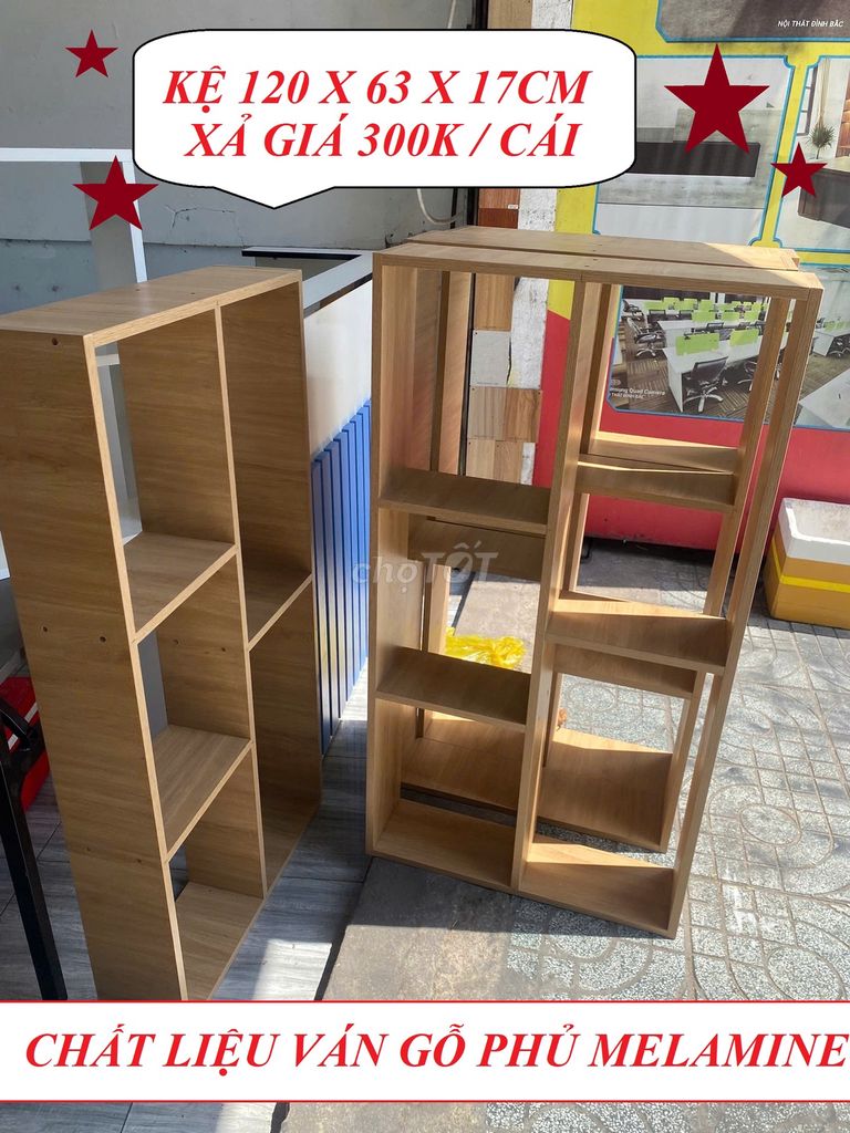 KỆ ĐỰNG SÁCH 63X120X17CM VÁN GỖ CÔNG NGHIỆP. Mua bán Tủ, kệ gia đình tại Quận 12 Tp Hồ Chí Minh được đăng bởi Nội Thất Tủ Kệ Trưng Bày TPHCM hình 1
