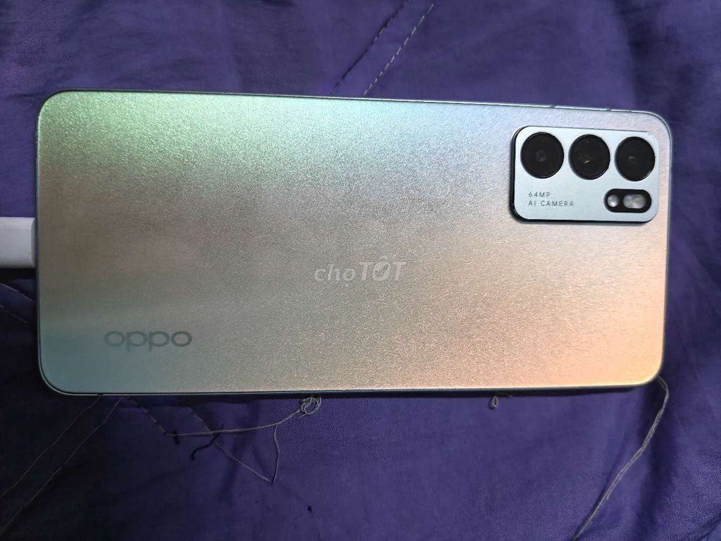 Oppo Reno 6 5G 128GB Xanh bạc hỏng màn. Mua bán Điện thoại tại Thành phố Thủ Đức Tp Hồ Chí Minh được đăng bởi Ngọc Bích hình 1