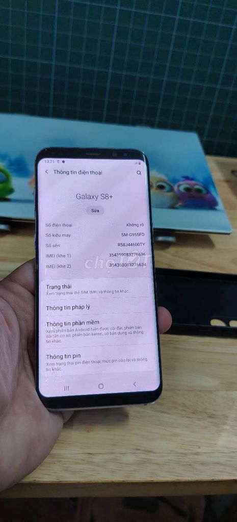 Samsung Galaxy S8+ Xanh Nguyên zin. Mua bán Điện thoại tại Quận Cầu Giấy Hà Nội được đăng bởi min hình 1
