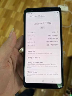 Samsung Galaxy A7 (2018) 64GB Đen