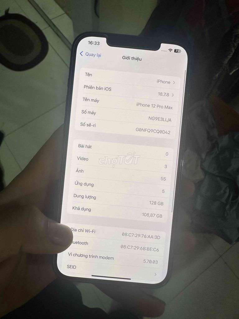 Apple iPhone 12 Pro Max 128GB Xanh. Mua bán Điện thoại tại Huyện Đồng Phú Bình Phước được đăng bởi tàii hình 1