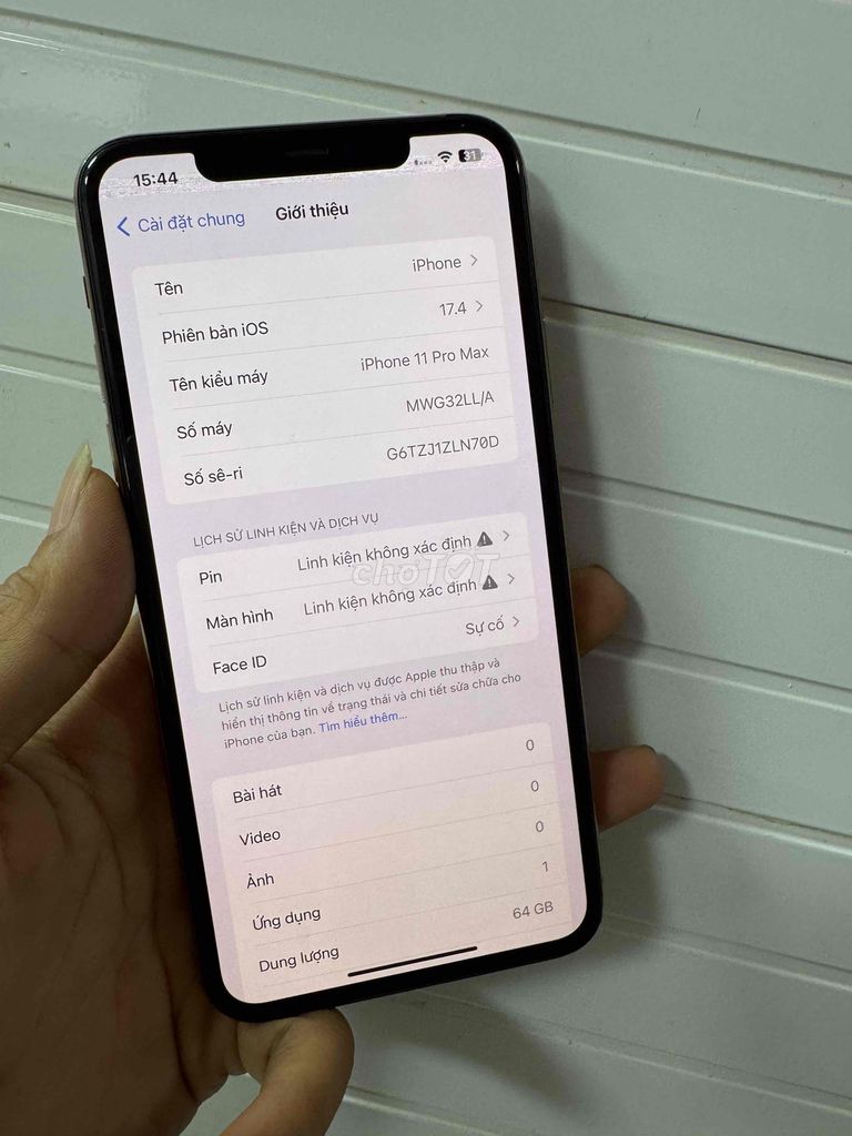 Apple iPhone 11 Pro Max 64GB Vàng. Mua bán Điện thoại tại Thành phố Tân An Long An được đăng bởi mua xin alo no SMS hình 1