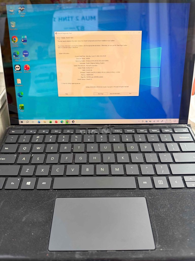 Microsoft Surface Pro 7 i3 1005G1  4GB/128GB có gl. Mua bán Máy tính bảng tại Quận 6 Tp Hồ Chí Minh được đăng bởi võ Long triều hình 1