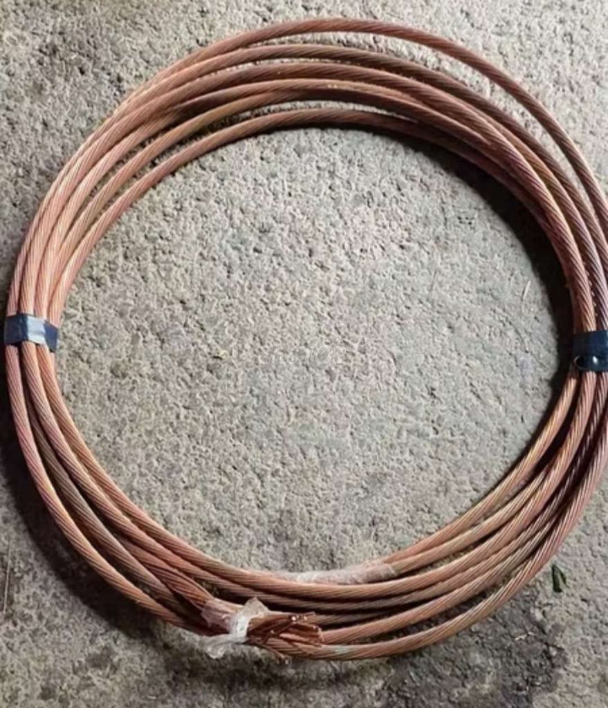 cáp đồng tiếp địa thanh lý dài 8,6m 70mm².19 sợi. Mua bán Đồ chuyên dụng, Giống nuôi trồng tại Thành phố Bảo Lộc Lâm Đồng được đăng bởi Dược Liệu Tây Nguyên hình 1