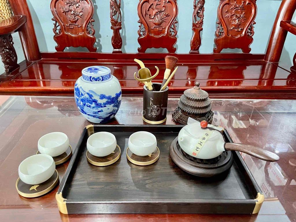 Khay trà Gỗ lim Nam Phi. Mua bán Dụng cụ nhà bếp tại Quận Nam Từ Liêm Hà Nội được đăng bởi đăng win hình 1