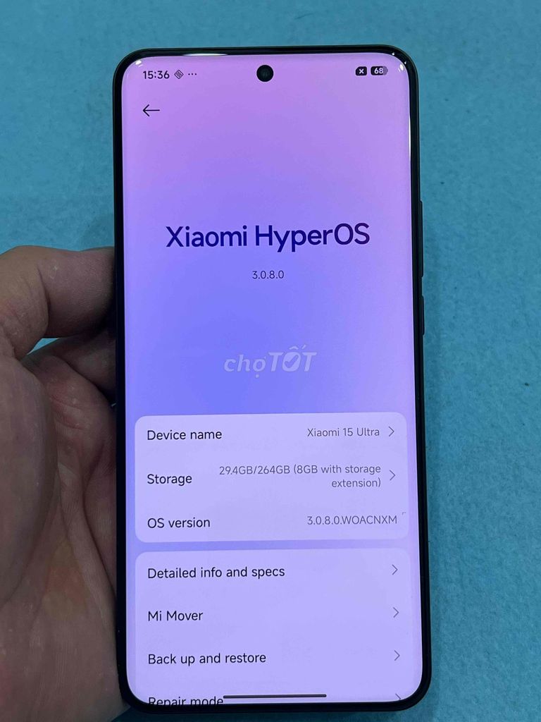 Xiaomi 15 Pro 12GB/256GB Xám. Mua bán Điện thoại tại Quận Hoàng Mai Hà Nội được đăng bởi Nguyennoi hình 1