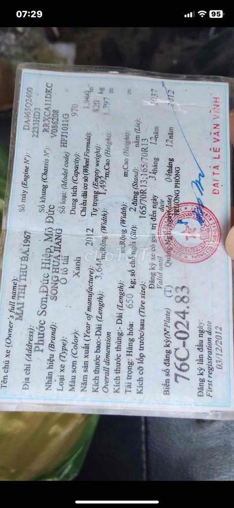 2012 - 20000 km. Mua bán Ô tô tại Thành phố Quảng Ngãi Quảng Ngãi được đăng bởi Cường  hình 6