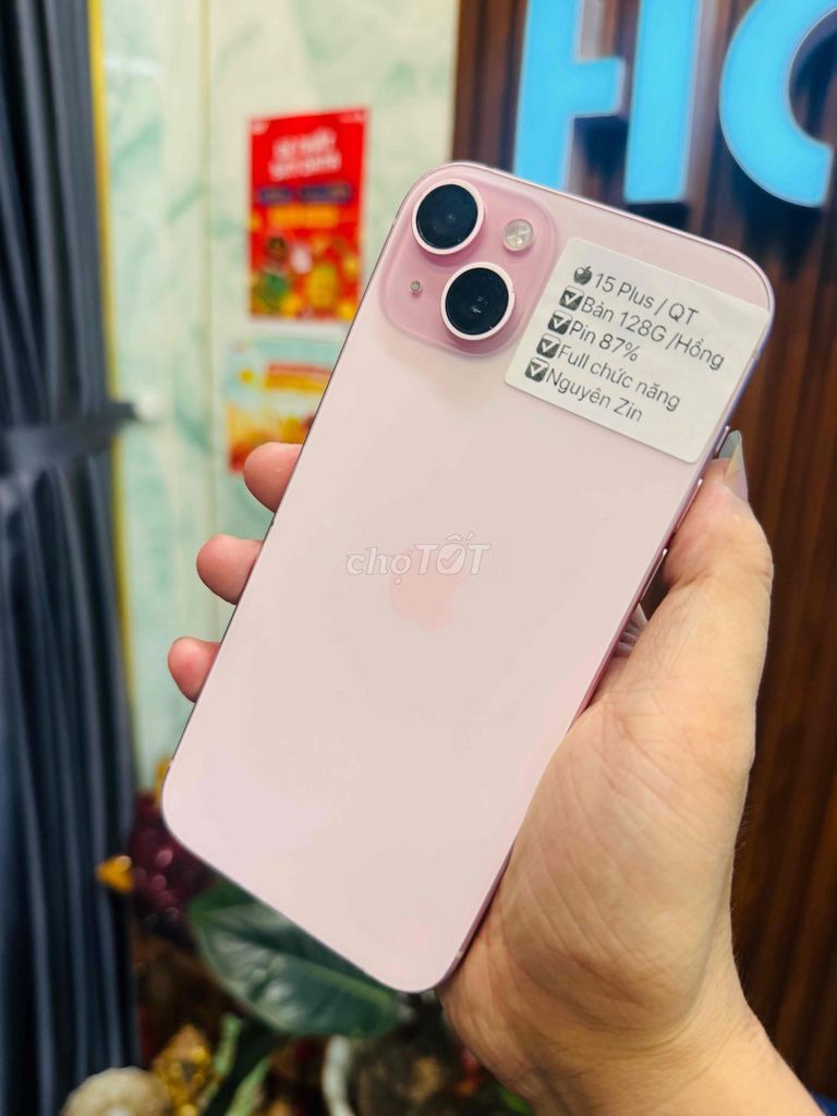 🍎 Sale 15 Plus  / Quốc Tế 128G. Mua bán Điện thoại tại Thành phố Huế Thừa Thiên Huế được đăng bởi Hoàng Lộc Smartphone  hình 1