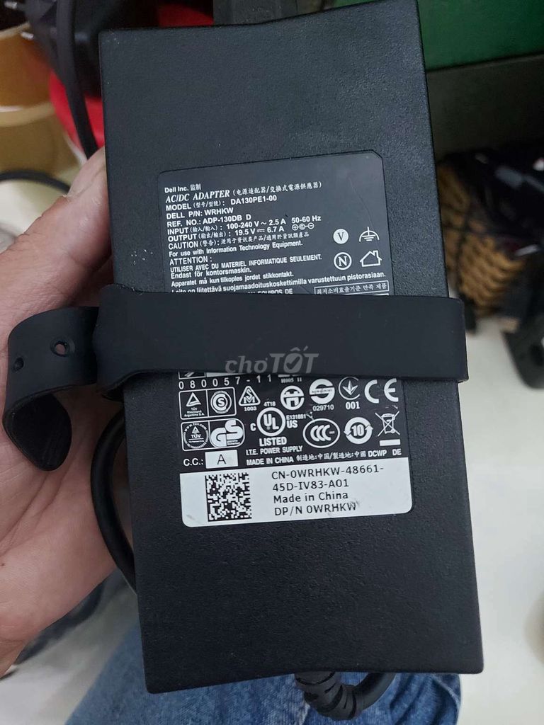 Sạc laptop Dell đầu kim lớn 130 và 180w