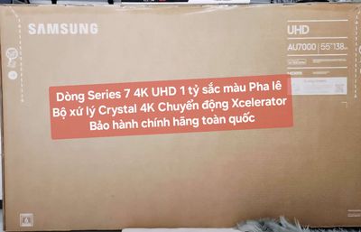 TV Samsung 55AU7000 55in Smart TV Bảo Hành 08.2025. Mua bán Tivi, Âm thanh tại Quận 8 Tp Hồ Chí Minh được đăng bởi Nguyen nguyen