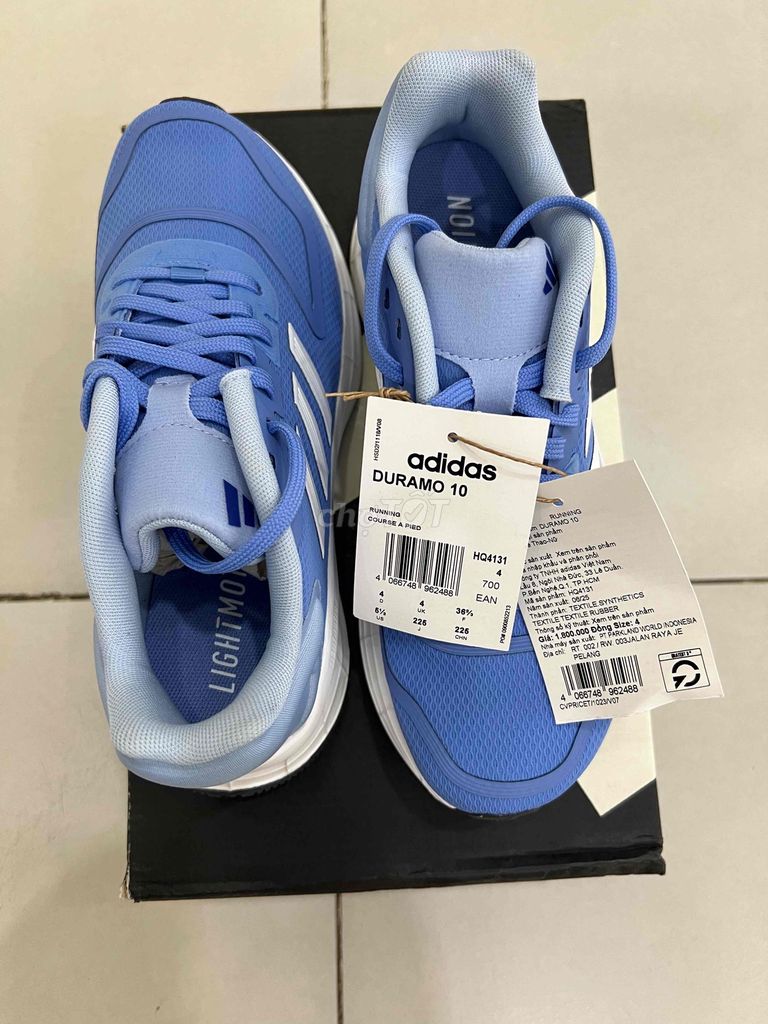 Giày thể thao Adidas Duramo 10 Nữ Xanh 36 2/3. Mua bán Giày dép tại Quận 11 Tp Hồ Chí Minh được đăng bởi Phan Anh Trang hình 1