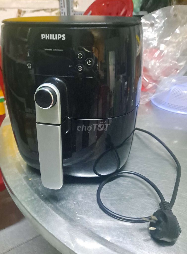Nồi chiên không dầu Philips Đen Mới 99%. Mua bán Bếp, lò, đồ điện nhà bếp tại Thành phố Sóc Trăng Sóc Trăng được đăng bởi huynh luu ly  hình 1