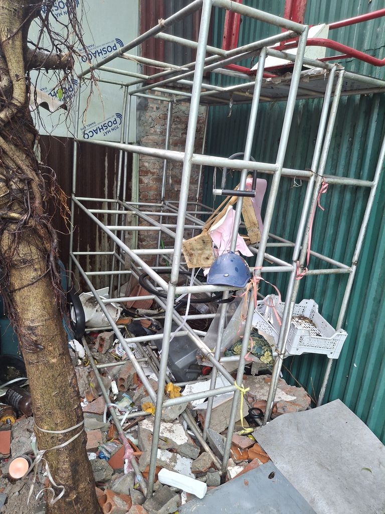 Kệ sắt Sắt hàn ống kẽm 2m1 x 2m x 40cm. Mua bán Tủ, kệ gia đình tại Huyện Thanh Trì Hà Nội được đăng bởi hoanghuan hình 1