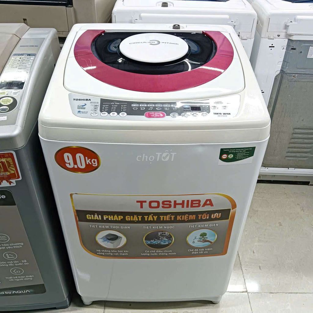Máy giặt Toshiba 9kg cửa trên. Mua bán Máy giặt tại Huyện Long Thành Đồng Nai được đăng bởi Điện Máy Thanh Lý hình 1