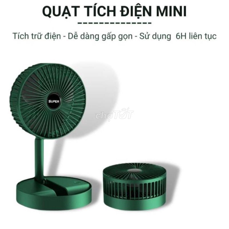 Quạt sạc tích điện mini gấp gọn FS-21 -quạt để bàn. Mua bán Quạt tại Quận 6 Tp Hồ Chí Minh được đăng bởi Laptop Hoàng Kim hình 5