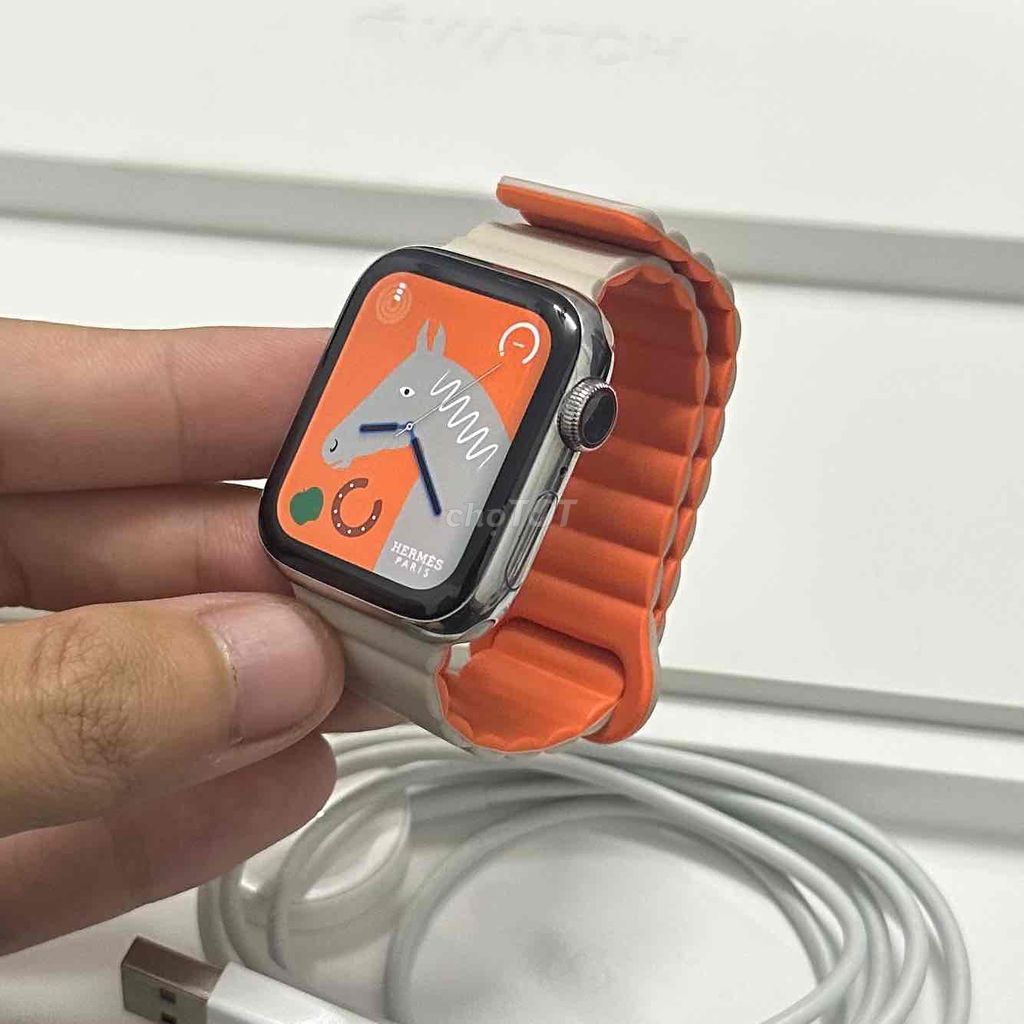 Apple Watch Series 6 Hermes 40mm Esim Trắng Cam. Mua bán Thiết bị đeo thông minh tại Huyện Nhà Bè Tp Hồ Chí Minh được đăng bởi Nguyễn Hữu Thắng hình 1