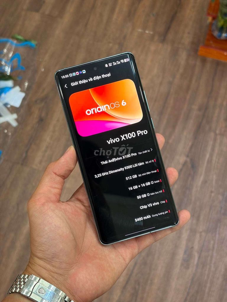 Vivo X100 Pro 16GB 512GB Xanh 92% máy đẹp. Mua bán Điện thoại tại Quận 1 Tp Hồ Chí Minh được đăng bởi PENGUIN hình 1
