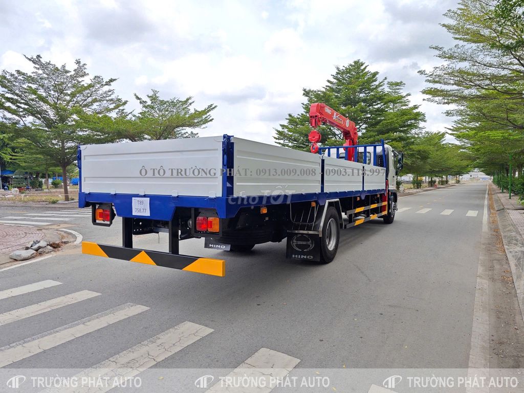 Bán Xe Cẩu Hino 8 Tấn Euro5 thùng dài 8.1m và 6.6m. Mua bán Xe tải, xe ben tại Quận 12 Tp Hồ Chí Minh được đăng bởi Mr Thành hình 6
