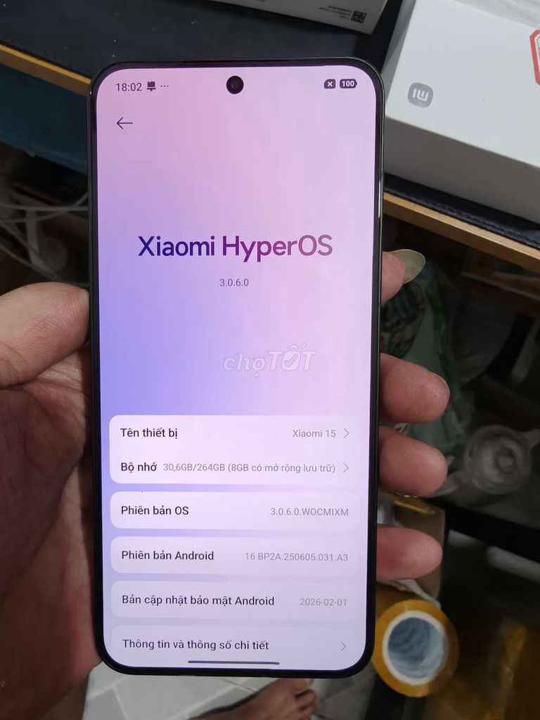 Xiaomi 15 256GB Đen Snapdragon 8 Elite. Mua bán Điện thoại tại Thành phố Bến Tre Bến Tre được đăng bởi Từ Tuấn Bến Tre hình 1