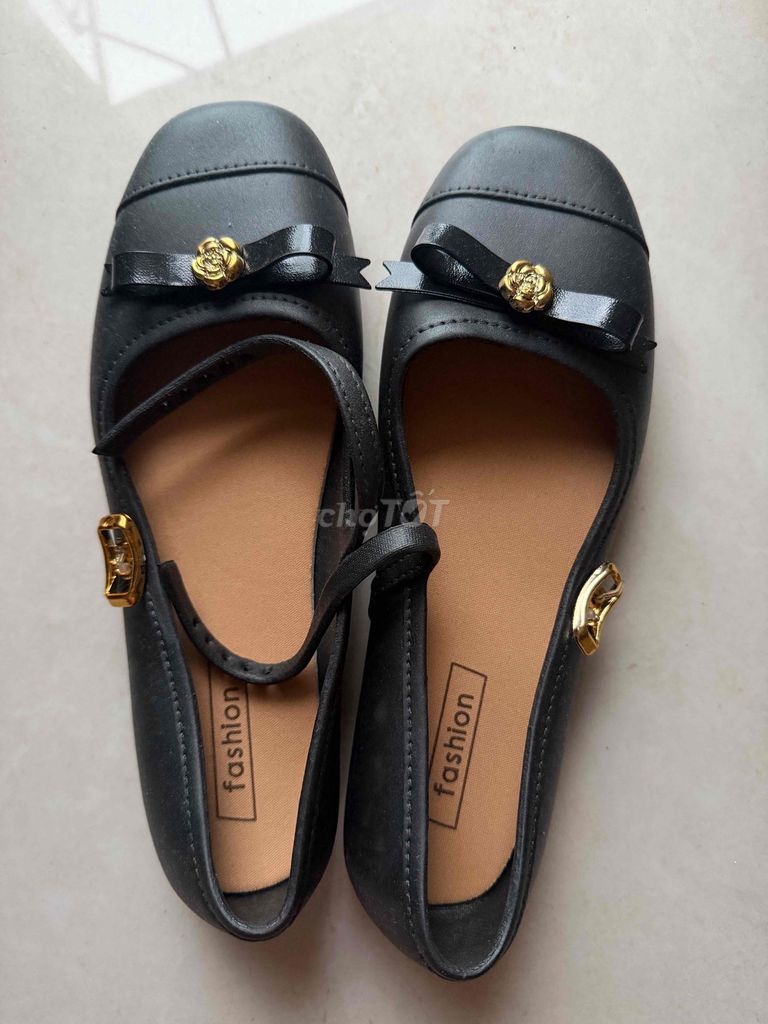 Giày búp bê Nữ Đen size 40-41. Mua bán Giày dép tại Quận 4 Tp Hồ Chí Minh được đăng bởi k hình 1