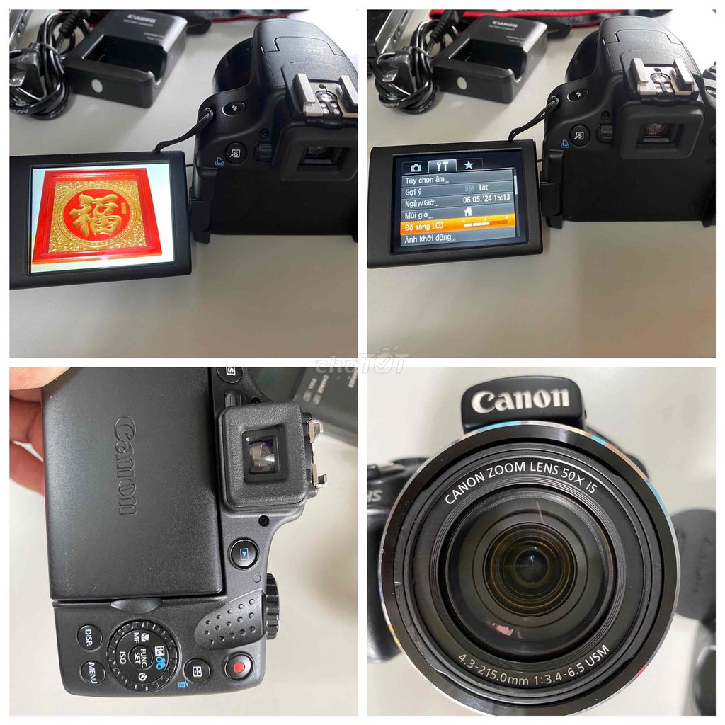 Canon Sx50HS siêu zoom 50x Full HD.