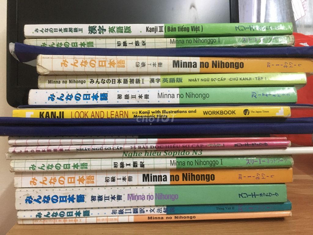 Bộ 19 quyển sách tiếng NHẬT (N5-N4-N3 GIÁ RẺ)
