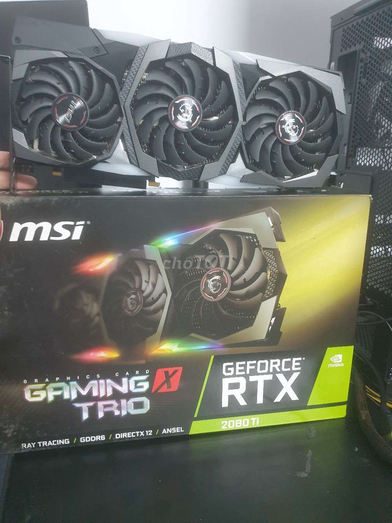 DƯ DÙNG BÁN VGA 2080TI GAMING X TRIO SIÊU KENG MSI