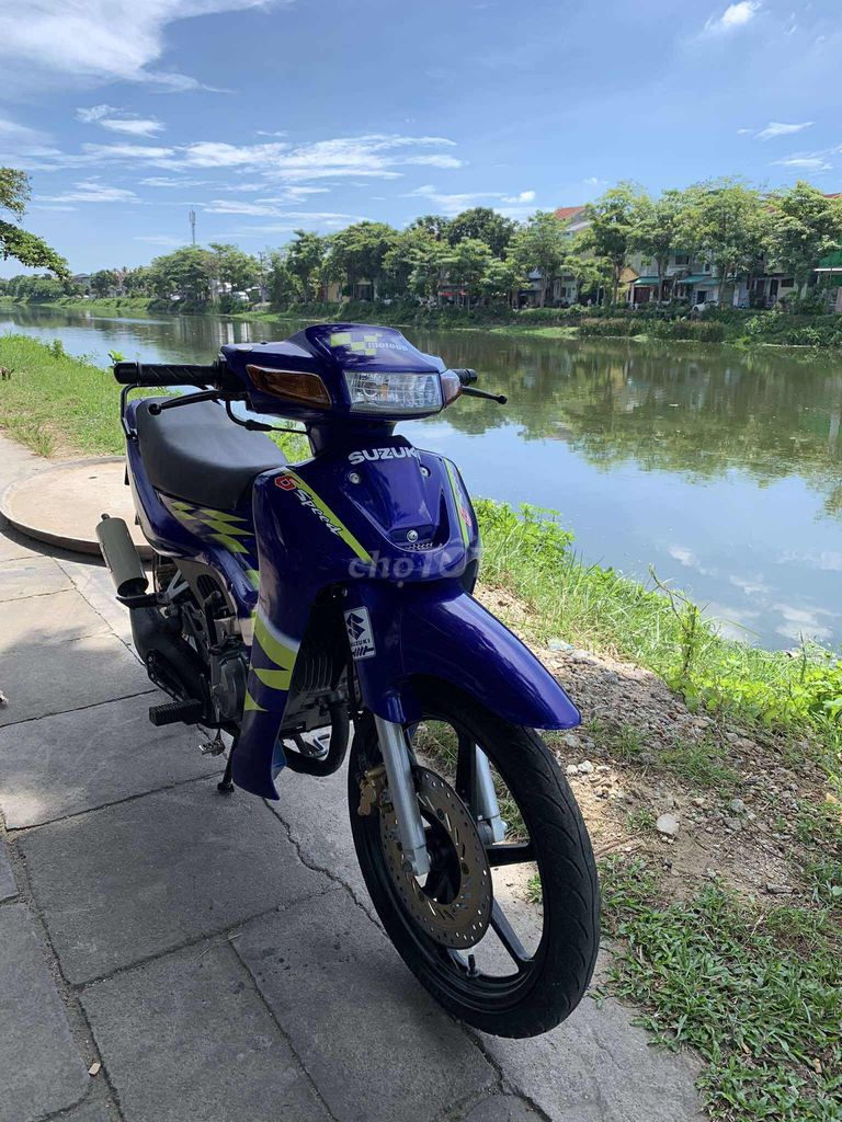 Satria Xanh dương tem cờ , máy full 120 , 6 số. Mua bán Xe máy tại Thành phố Huế Thừa Thiên Huế được đăng bởi Bình Minh hình 1