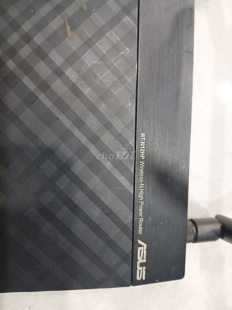 Router Wifi ASUS RT-N12HP Đen. Mua bán Phụ kiện (Màn hình, Chuột...) tại Quận Tân Bình Tp Hồ Chí Minh được đăng bởi Đồ cũ giá rẻ hình 1