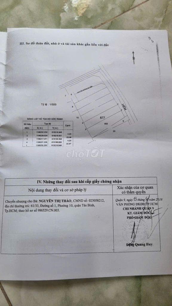 Bán lô đất Võ Văn Hát 100m2 3,4 tỷ